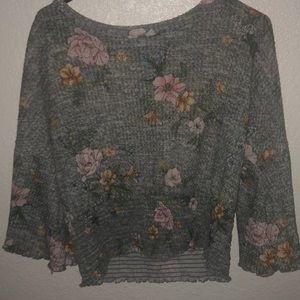 Blouse with an elastic waist